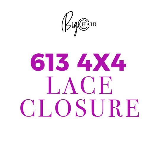BigOHair 613 (Russian Blonde) 4x4 Lace Closure